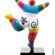 Striped mini Nana figurine “Candy” 19cm / 7.5 inches