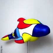 DELPHIN Skulptur SL Unikat! Länge 45cm Leichtgewicht