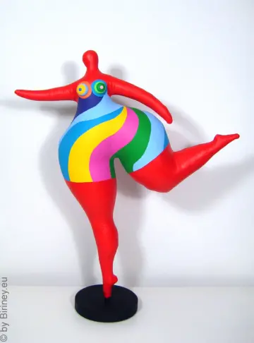 rote Nana Figur SL Unikat! Höhe 47cm Leichtgewicht