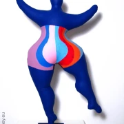 blue Nana figure with patterns! SL Hight 44cm/ 17.3 inches