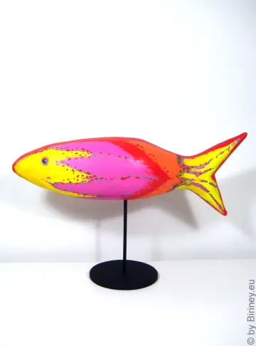 tropical Fish sculpture SL handmade Length 40cm / 15.7 inches