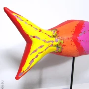 tropischer Fisch SL Skulptur Länge 40cm