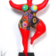 red Nana figure "Klimt" SL Hight 33cm/ 13 inches