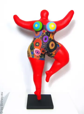 red Nana figure "Klimt" SL Hight 33cm/ 13 inches