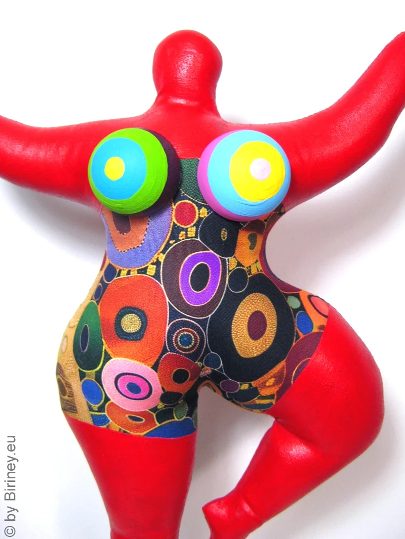 red Nana figure "Klimt" SL Hight 33cm/ 13 inches