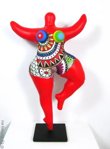 red Nana figure ornaments SL Hight 33cm/ 13 inches