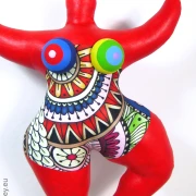 red Nana figure ornaments SL Hight 33cm/ 13 inches