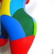 Red Nana figure SL Polygones! Height 44cm / 17 inches Lightweight