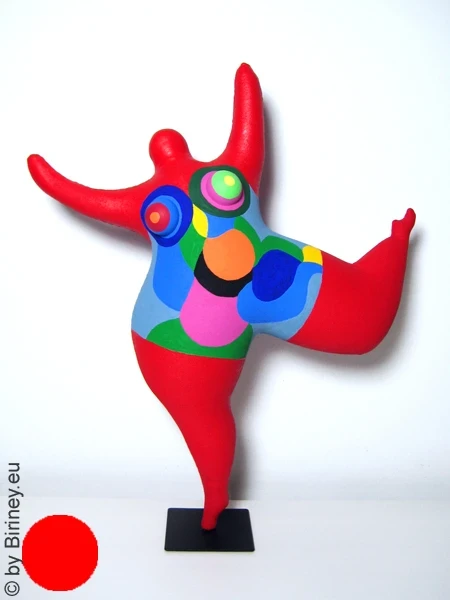 Red Nana figure SL Unique! Height 17 inches/43cm Lightweight