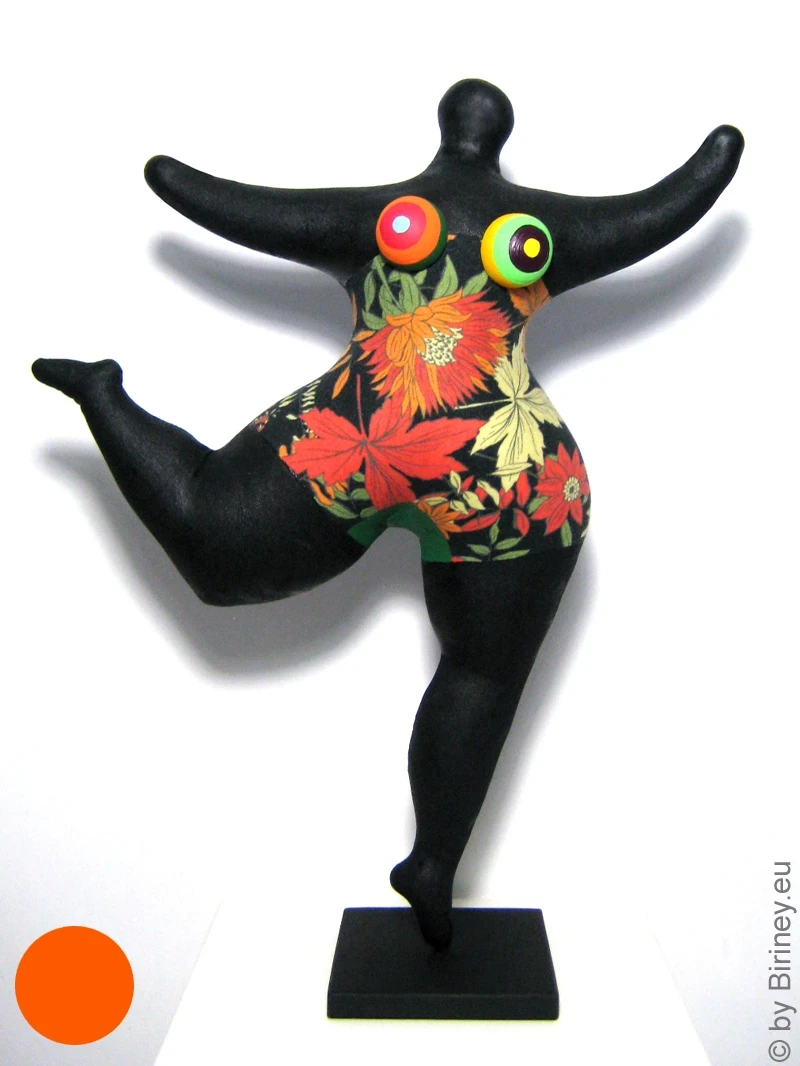Black Nana figure "Autumn" SL Hight 45cm/ 17.7 inches