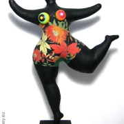 Black Nana figure "Autumn" SL Hight 40cm/ 15.7 inches