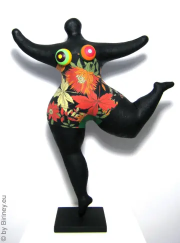 Black Nana figure "Autumn" SL Hight 40cm/ 15.7 inches
