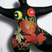 Black Nana figure "Autumn" SL Hight 40cm/ 15.7 inches