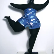 Black Nana figure "Autumn" SL Hight 40cm/ 15.7 inches