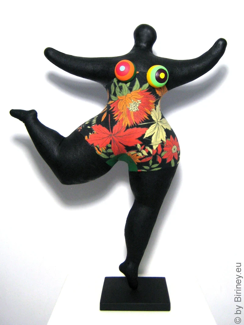 schwarze Nana Figur SL "Herbst" Höhe 45cm Leichtgewicht